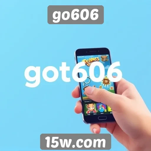 experiência mobile no site go606